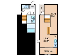 RadIAnce春田駅の物件間取画像